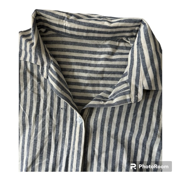 Cupshe Women Striped Mini Beach Summer Shirt Dress, only tried on. - Picture 5 of 10